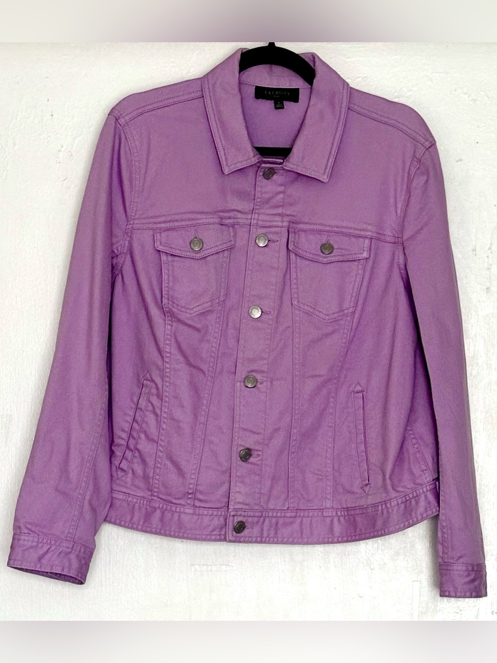 Talbots Classic Jean Jacket Lavender Size X - Picture 2 of 5